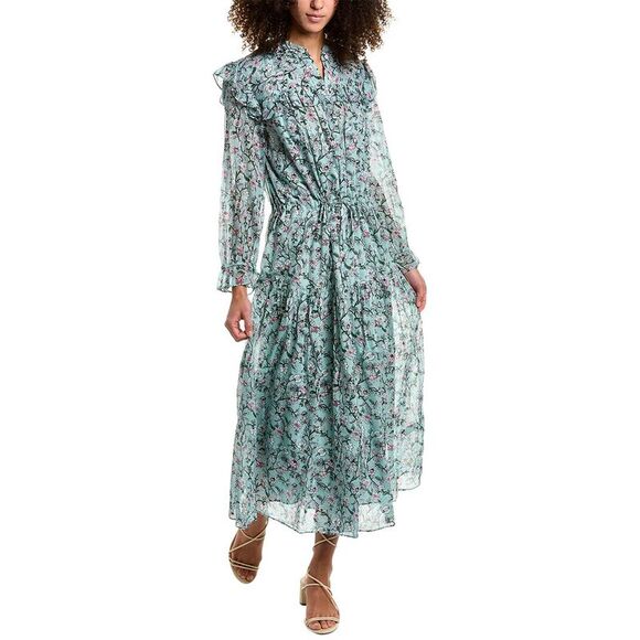 Isabel Marant WomensÉtoile Eina Midi Dress, Green
